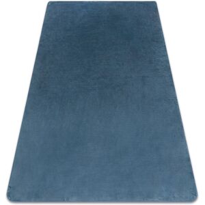 Rugsx - Modern washing carpet posh shaggy, plush, thick anti-slip blue blue 160x220 cm