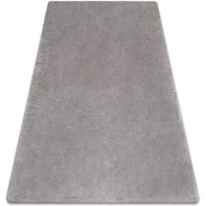 Rugsx - Modern washing carpet posh shaggy, plush, thick anti-slip grey grey 160x220 cm