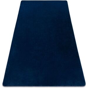 Rugsx - Modern washing carpet posh shaggy, plush, thick anti-slip navy blue blue 160x220 cm