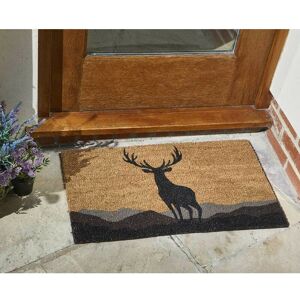 Smart Garden - Monarch Stag Country Patterned Doormat Coir pvc Back Outdoor Mat