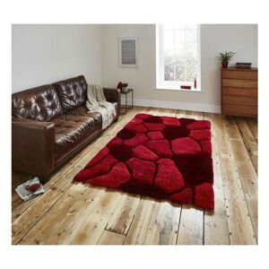 THINK RUGS Noble House Pebbles 5858 Red 150cm x 230cm Rectangle - Red