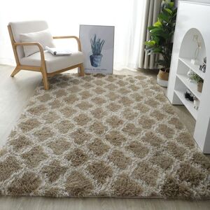 Norcks - Area Rugs Fluffy Rugs Shaggy Area Rug Plush Carpet Home Decor Rug Large Soft Gradient Tie-Dye Rugs Comfortable Floor Mat for Living Room,