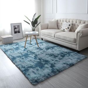 Norcks - Area Rugs Fluffy Rugs Shaggy Area Rug Plush Carpet Home Decor Rug Large Soft Gradient Tie-Dye Rugs Comfortable Floor Mat for Living Room,