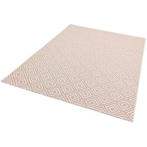 Lord Of Rugs - Patio Modern Pink Jewel Flatweave Garden Kitchen Indoor Outdoor Rug Floor Mat Small 80 x 150 cm (2'6'x5'0')