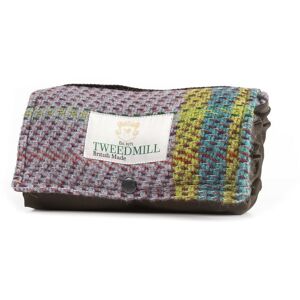TWEEDMILL TEXTILES Picnic Rug Blanket Walker Companion Random Recycled Wool Waterproof Backing - Multicoloured