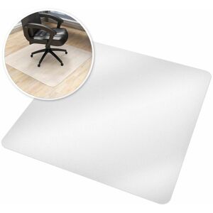 Tectake - Carpet protector office chair mat - plastic carpet protector, carpet protector film, carpet protector mat - 120 x 130 cm - white