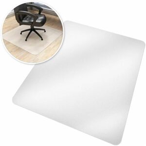 Tectake - Carpet protector office chair mat - plastic carpet protector, carpet protector film, carpet protector mat - 90 x 120 cm - white