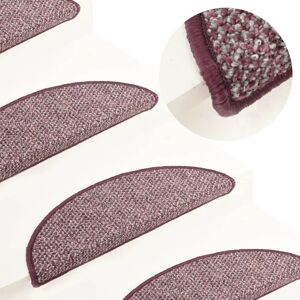 BERKFIELD HOME Royalton Carpet Stair Treads 15 pcs Purple 65x25 cm