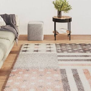 Royalton - Children Rug 120x170 cm Star Pattern Pink