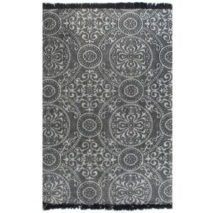 Royalton - Kilim Rug Cotton 120x180 cm with Pattern Grey