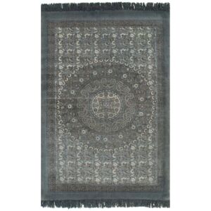 Royalton - Kilim Rug Cotton 120x180 cm with Pattern Grey