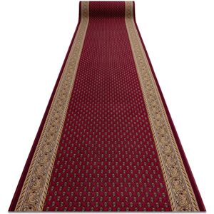 RUGSX Runner anti-slip INCA maroon 80cm red 80x880 cm