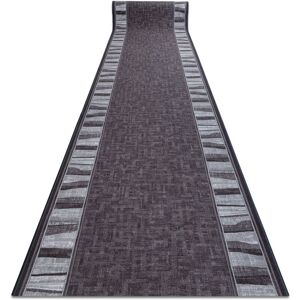 RUGSX Runner anti-slip linea gum grey 100cm grey 100x990 cm