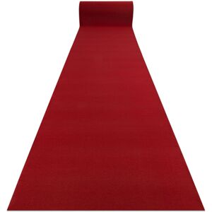 Rugsx - Runner anti-slip rumba 1974 Wedding single colour gum claret, red 200cm red 200x120 cm