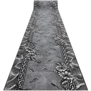 Rugsx - Runner bcf morad Trio flowers, leaves grey 100 cm grey 100x730 cm