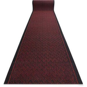 Rugsx - Runner - Doormat antislip 80 cm cordoba 3086 outdoor, indoor red red 80x310 cm