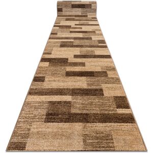 Rugsx - Runner karmel Deski boards nut 80cm beige 80x1050 cm