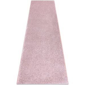 RUGSX Runner santa fe blush pink 60 plain, flat, one colour pink 50x400 cm