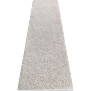 RUGSX Runner SANTA FE cream 031 plain, flat, one colour beige 150x500 cm