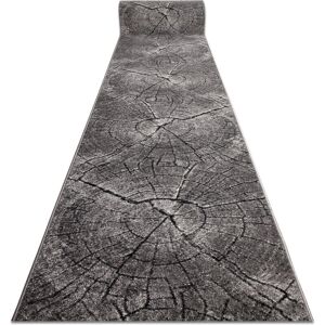 RUGSX Runner silver Tronko Tree wood grey 100cm grey 100x1400 cm