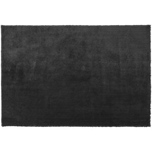 Beliani - Modern Area Fluffy Rug Shaggy High-Pile 140 x 200 cm Black Evren - Black