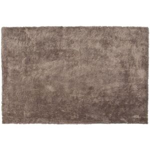 Beliani - Modern Area Fluffy Rug Shaggy High-Pile 140 x 200 cm Light Brown Evren - Brown