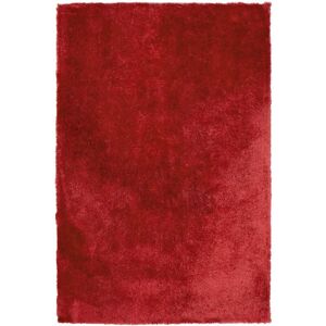 Beliani - Modern Area Fluffy Rug Shaggy High-Pile 160 x 230 cm Red Evren - Red