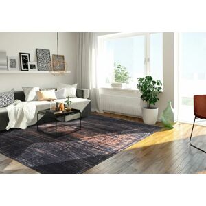 LOUIS DE POORTERE Mad Men 8925 Soho Copper 200cm x 280cm Rectangle - Grey and Black and Orange