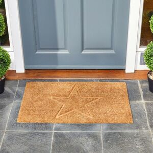 Smart Garden - Star Struck Etched Patterned Doormat Coir pvc Back Outdoor Mat