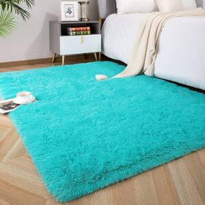 Pesce - Soft Fluffy Area Rugs for Bedroom Kids Room Plush Shaggy Nursery Rug Furry Throw Carpets for Boys Girls, College Dorm Fuzzy Rugs Living Room