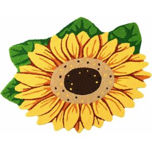 PESCE Sunflower Rug and Door Mat for Bedroom/Living Room/Bathroom/Kitchen/Home Decoration- Non-Slip Carpet for Outdoor/Indoor Entrance-Welcome/ Front Door