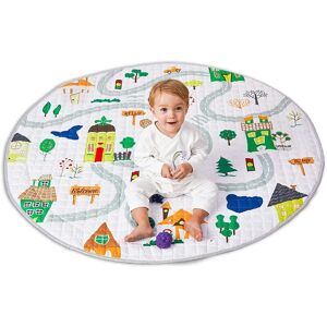 PESCE Tent mat, children's mat, padding mat, children's floor mat, anti-skid children's tent indoor playground mat, round area carpet with diameter of 1.5m