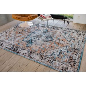 LOUIS DE POORTERE Antiquarian Heriz 8705 Seray Orange 140cm x 200cm Rectangle - Blue and Orange