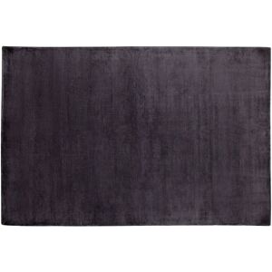 Beliani - Modern Handmade Dark Grey Living Room Home Office Area Rug 140 x 200 cm Gesi ii - Grey