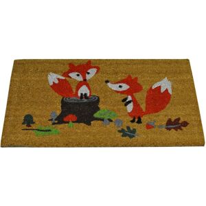 Selections - Woodland Fox Indoor & Outdoor Coir Doormat