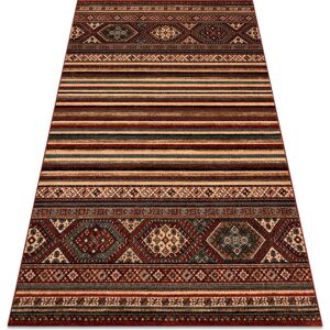 RUGSX Wool carpet kashqai 4356 300 ethnic claret red 135x200 cm