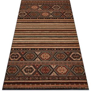RUGSX Wool carpet kashqai 4356 500 ethnic terracotta multicolour 160x240 cm