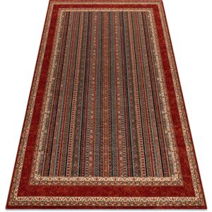 RUGSX Wool carpet kashqai 4357 300 frame, oriental green / claret multicolour 160x240 cm