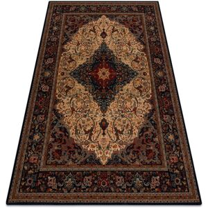 RUGSX Wool carpet SUPERIOR PIENA Rosette ruby red 235x350 cm