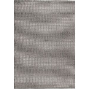 Beliani - Handwoven Wool Area Rug Living Room Flat Weave 140 x 200 cm Grey Kilis