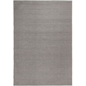 Beliani - Handwoven Wool Area Rug Living Room Flat Weave 160 x 230 cm Grey Kilis