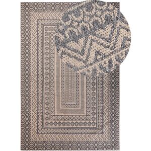 Beliani - Area Rug Modern Geometric Pattern 200 x 300 cm Beige and Grey Baglar