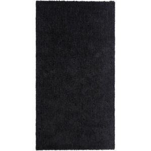 Beliani - Modern Area Rug Polyester Shaggy Machine-Tufted 80 x 150 cm Black Demre