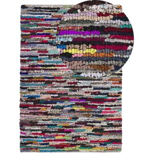 Beliani - Modern Area Rug Multicolour Polyester Jellybean Handmade 140 x 200 cm Bafra