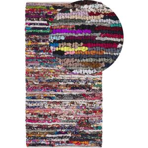 Beliani - Modern Area Rug Multicolour Polyester Jellybean Handmade 80 x 150 cm Bafra