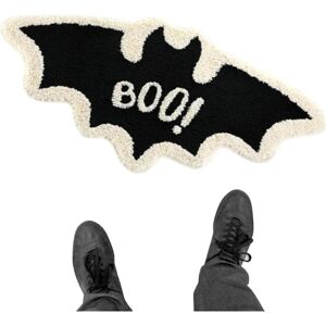 CCYKXA Halloween Rug, Bat Shaped Doormat Halloween Decor Non-Slip Seasonal Decoration for Home Party Entrance Porch
