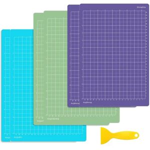 Tlily - Cutting Mat for Xtra, (StandardGrip, StrongGrip, LightGrip)12 x 8.5Inch, Adhesive Mats(6 Pack)