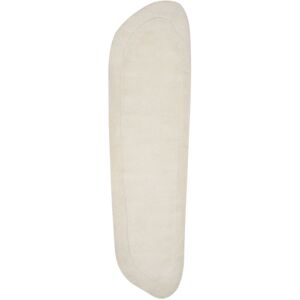 Beliani - Modern Handmade Living Room Hallway Home Office Area Rug 80 x 250 cm Low Pile Viscose Wool Light Beige Berani