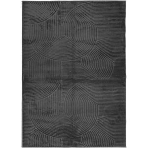 Vidaxl - Rug iza Short Pile Scandinavian Look Anthracite 200x280 cm