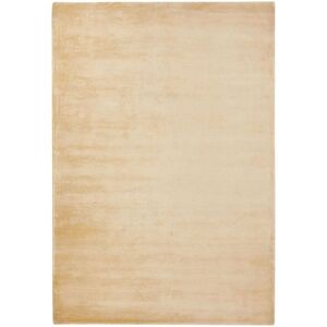 Beliani - Modern Handmade Golden Living Room Home Office Area Rug 140 x 200 cm Gesi ii